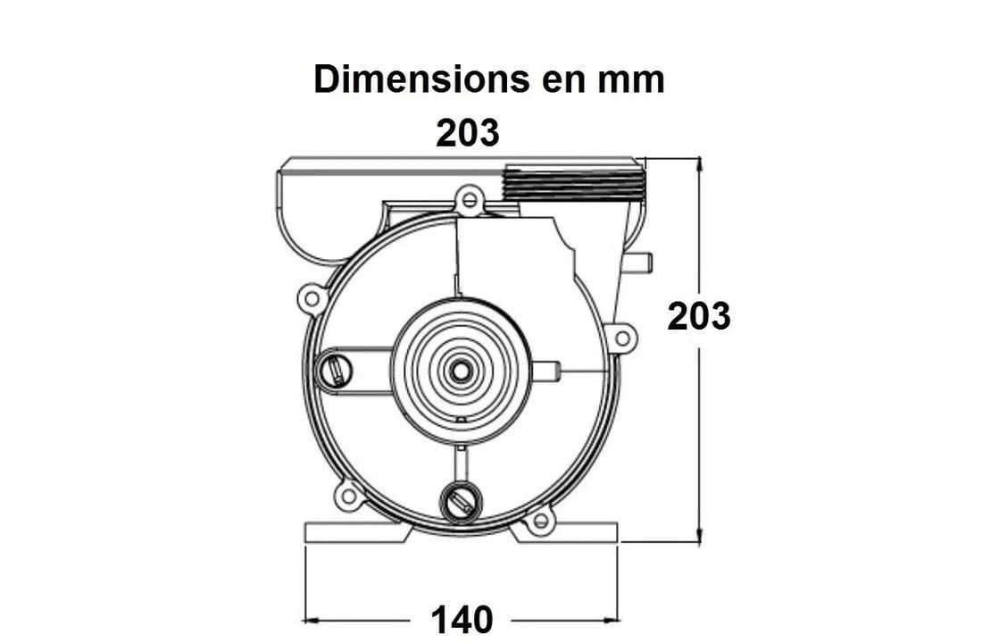 Balboa Balboa Niagara 3hp 2-spd Massage Pomp 5 Balboa Balboa Niagara 3hp 2-spd Massage Pomp - Afbeelding 3