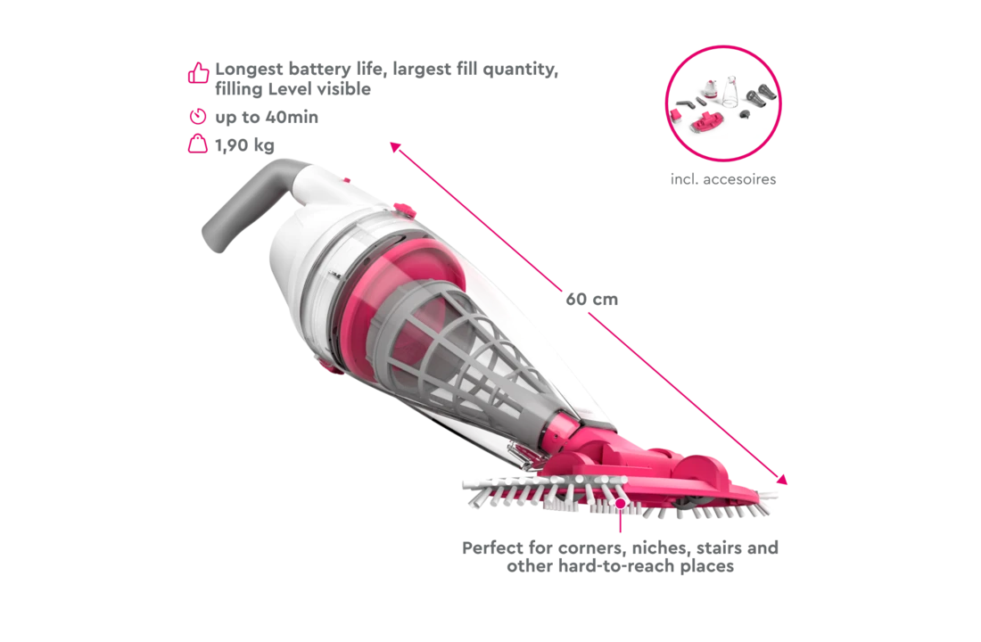 BWT Elektrische Zwembad Stofzuiger BC50 - Op Accu 6 BWT Elektrische Zwembad Stofzuiger BC50 - Op Accu - Afbeelding 4