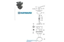 Hayward Hayward Schotel Met Sterpakking Voor SP0714TE Variflo Kraan -Zodiac Zwembaden Winkel hayward hayward schotel met sterpakking voor sp071 2