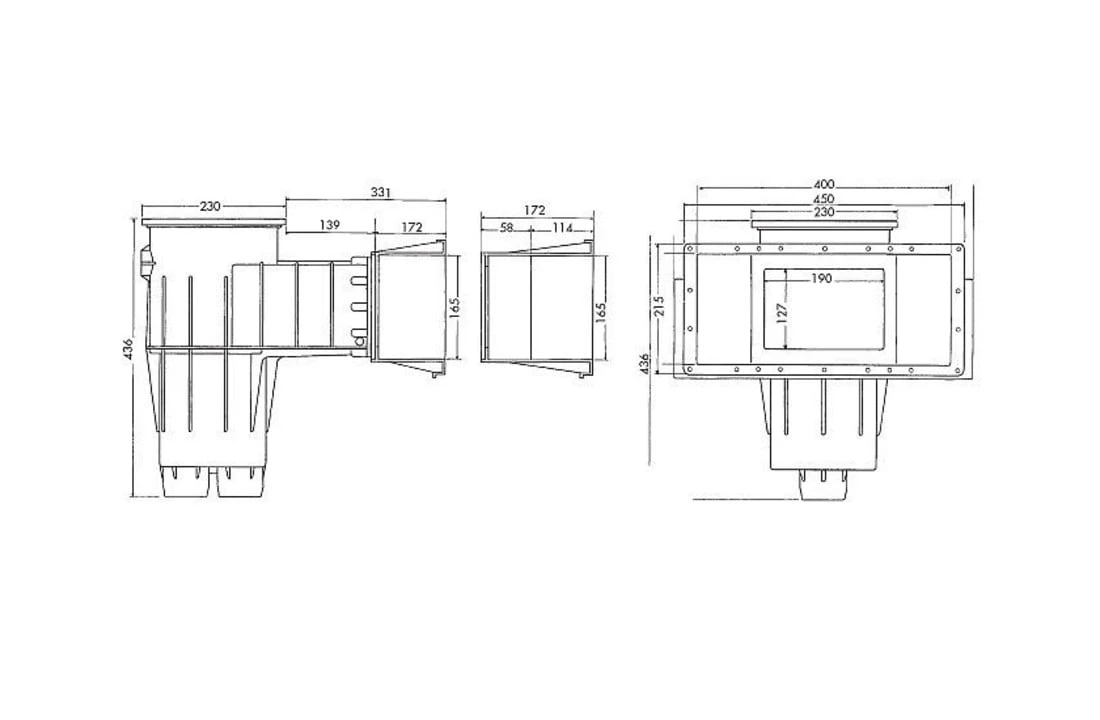 Hayward Hayward Skimmer Premium / Cofies Zandkleur Voor Liner Zwembaden Grote Opening 4 Hayward Hayward Skimmer Premium / Cofies Zandkleur Voor Liner Zwembaden Grote Opening - Afbeelding 2