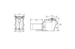 Hayward Hayward Superpool II Zwembadpomp 17m3/u 9 Hayward Hayward Superpool II Zwembadpomp 17m3/u -Zodiac Zwembaden Winkel hayward hayward superpool ii zwembadpomp 17m3 u 3