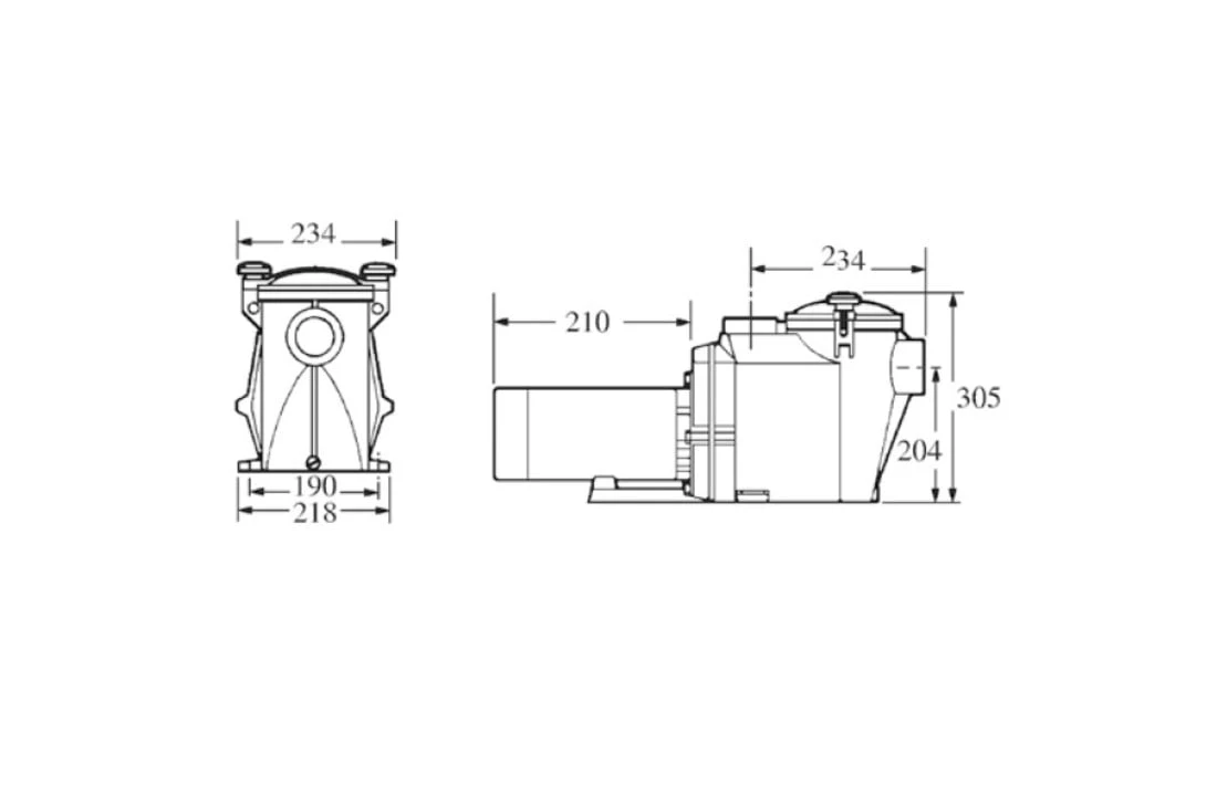 Hayward Hayward Superpool II Zwembadpomp 17m3/u 6 Hayward Hayward Superpool II Zwembadpomp 17m3/u - Afbeelding 4