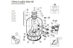Hayward Hayward Topmount Filter Deksel Klem Ring GMX600NM -Zodiac Zwembaden Winkel hayward hayward topmount filter deksel klem ring g 1
