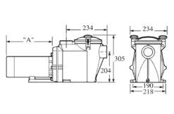 Hayward Hayward Zwembadpomp, Type RS II VSTD -Zodiac Zwembaden Winkel hayward hayward zwembadpomp type rs ii vstd 1