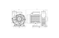 Jet Vag Jet Vag Jetstreampomp 3PK 400V 80m3 Per Uur -Zodiac Zwembaden Winkel jet vag jet vag jetstreampomp 3pk 400v 80m3 per uu 2