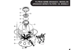 Kripsol Kripsol Granada ZandfilterManometer -Zodiac Zwembaden Winkel kripsol kripsol granada zandfilter manometer 1