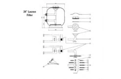 Lacron Lacron Zandfilter Hi Rate 15m3 -Zodiac Zwembaden Winkel lacron lacron zandfilter hi rate 15m3 2