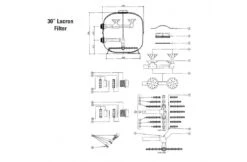 Lacron Lacron Zandfilter Hi Rate 22.5m3 -Zodiac Zwembaden Winkel lacron lacron zandfilter hi rate 225m3 2