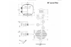 Lacron Lacron Zandfilter Hi Rate 30m3 -Zodiac Zwembaden Winkel lacron lacron zandfilter hi rate 30m3 2