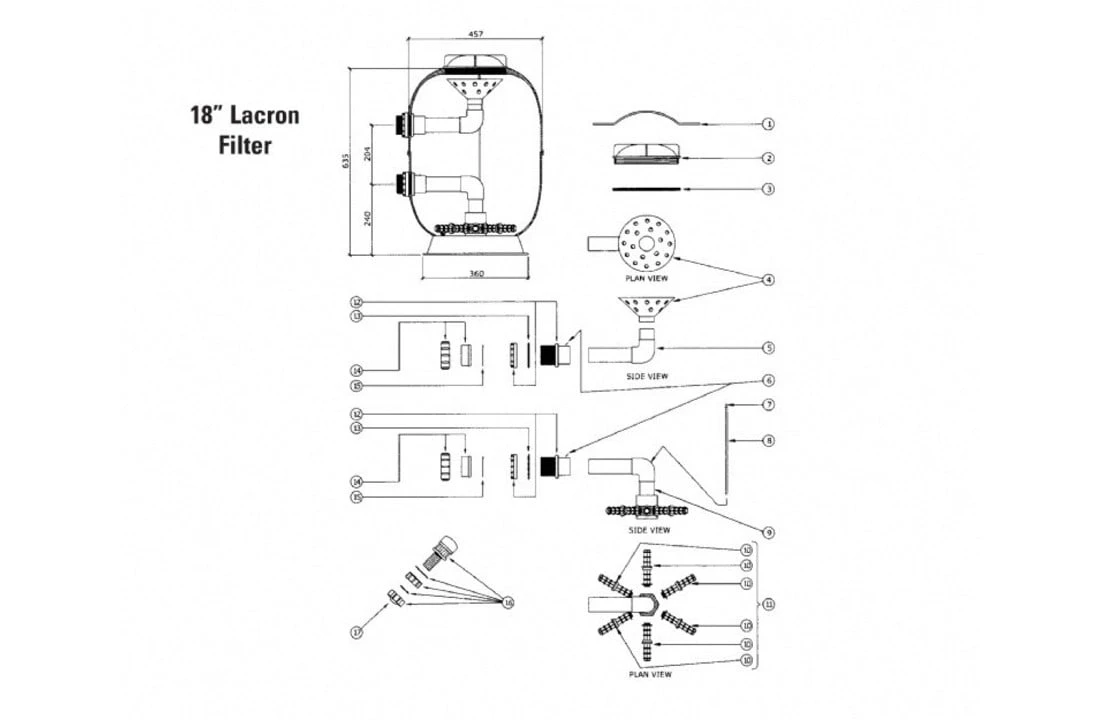 Lacron Lacron Zandfilter Hi Rate 9m3 5 Lacron Lacron Zandfilter Hi Rate 9m3 - Afbeelding 3