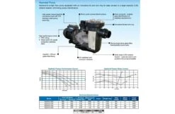 Lacron Waterco Hydrotuf Zwembadpomp 1.25 Pk 220V -Zodiac Zwembaden Winkel lacron waterco hydrotuf zwembadpomp 125 pk 220v 2