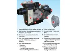 Lacron Waterco Hydrotuf Zwembadpomp 1.25 Pk 220V -Zodiac Zwembaden Winkel lacron waterco hydrotuf zwembadpomp 125 pk 220v 3