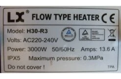 LX LX H30-R3 3.0KW 1.5 Inch Spa Heater (T-Vorm) -Zodiac Zwembaden Winkel lx lx h30 r3 30kw 15 inch spa heater t vorm 2