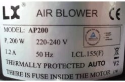 LX Pompen LX AP200 Lucht Pomp Blower Voor Jacuzzi, Spa En Bubbelbad -Zodiac Zwembaden Winkel lx pompen lx ap200 lucht pomp blower voor jacuzzi 3