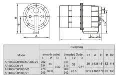 LX Pompen LX AP400 Lucht Pomp Blower Voor Jacuzzi, Spa En Bubbelbad -Zodiac Zwembaden Winkel lx pompen lx ap400 lucht pomp blower voor jacuzzi 3