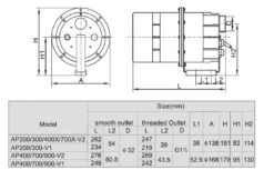 LX Pompen LX AP700 Lucht Pomp Blower Voor Jacuzzi, Spa En Bubbelbad -Zodiac Zwembaden Winkel lx pompen lx ap700 lucht pomp blower voor jacuzzi 2
