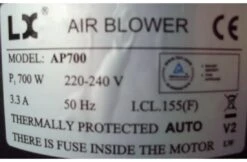 LX Pompen LX AP700 Lucht Pomp Blower Voor Jacuzzi, Spa En Bubbelbad -Zodiac Zwembaden Winkel lx pompen lx ap700 lucht pomp blower voor jacuzzi 3