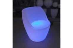 Poolstyle Lichtgevende RGB LED Stoel Met Zithoogte 55cm -Zodiac Zwembaden Winkel poolstyle lichtgevende rgb led stoel met zithoogte 2