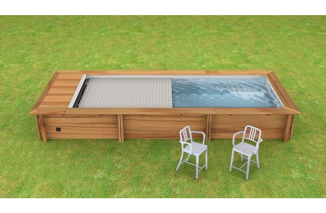 Proswell Houten Zwembaden Houten Urban Stadszwembad 6.00 X 2.50 X 1.33 Met Automatisch Rolluik 6 Proswell Houten Zwembaden Houten Urban Stadszwembad 6.00 X 2.50 X 1.33 Met Automatisch Rolluik - Afbeelding 4