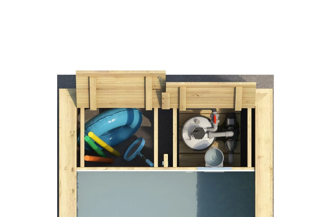 Proswell Houten Zwembaden Pool'n Box Zwembad 6.20 X 2.50 4 Proswell Houten Zwembaden Pool'n Box Zwembad 6.20 X 2.50 - Afbeelding 2