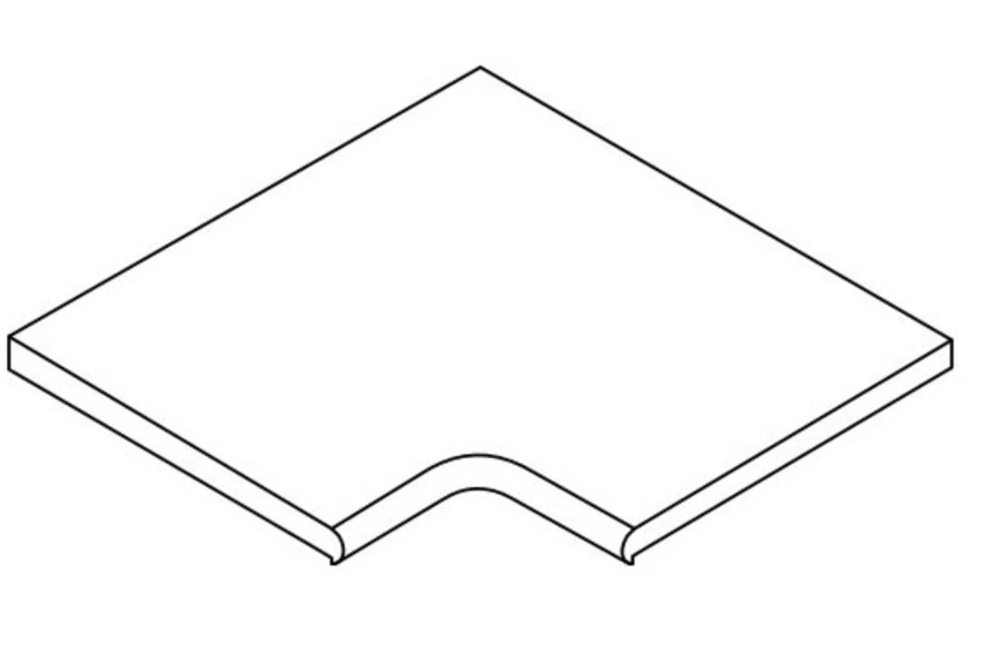 Terato Binnenhoek Belgische Blauwe Hardsteen Gebrand Afgeronde Neus 4 Terato Binnenhoek Belgische Blauwe Hardsteen Gebrand Afgeronde Neus - Afbeelding 2