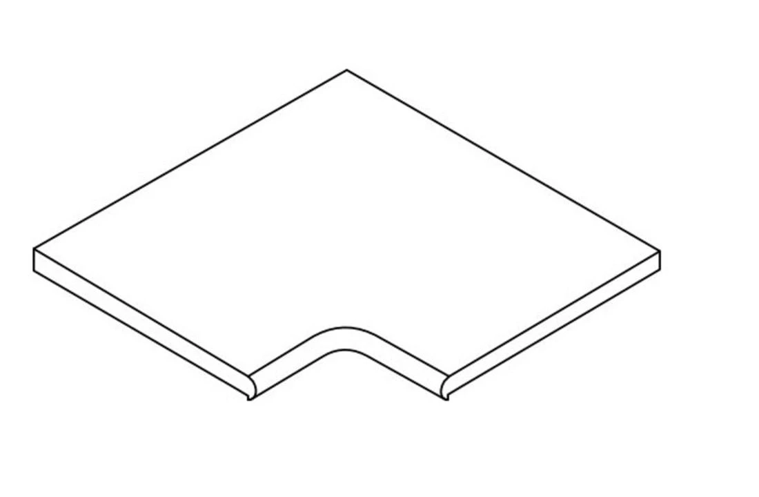 Terato BinnenhoekTandur Yellow Afgeronde Neus 4 Terato BinnenhoekTandur Yellow Afgeronde Neus - Afbeelding 2