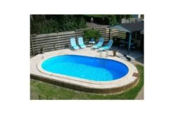 Voorkant -Zodiac Zwembaden Winkel unipool zwembaden unipool liner ovaal 15 m hoogte 1