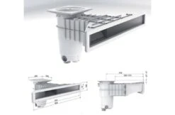 Weltico Weltico Skimmer A800 Hoogwaterlijn Wit Foliebaden -Zodiac Zwembaden Winkel weltico weltico skimmer a800 hoogwaterlijn wit fol 3