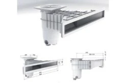 Weltico Weltico Skimmer A800 Hoogwaterlijn Wit - Prefab En Paneelbaden -Zodiac Zwembaden Winkel weltico weltico skimmer a800 hoogwaterlijn wit pre 3